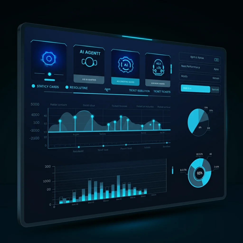AI operations dashboard visualization